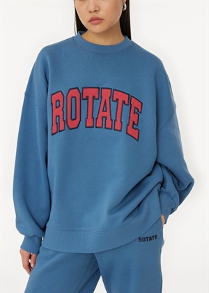 Iris Heavy crewneck sweat Blue Horizon ROTATE SUNDAY